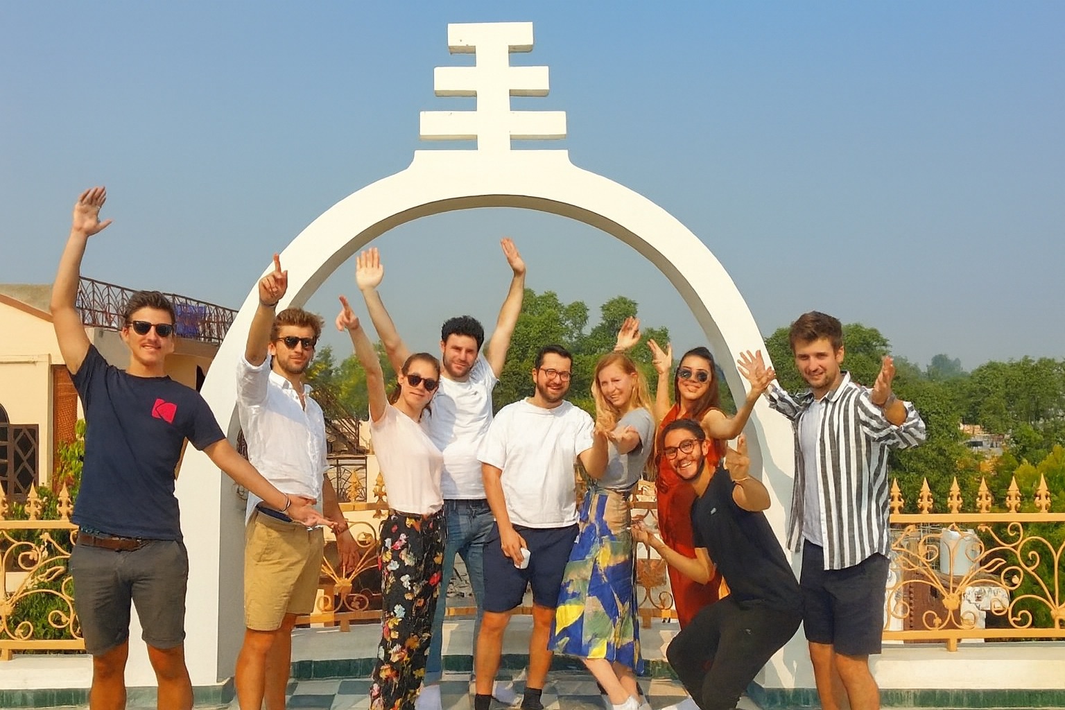 Rooftop terrace exterior view